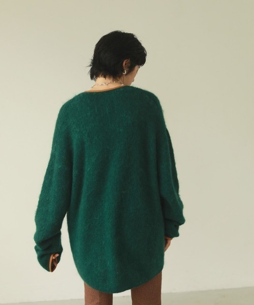 TODAYFUL ブルー 長袖カーディガン BASIC AND ACCENT】プレーンポイントカーディガン(長袖) – BASIC