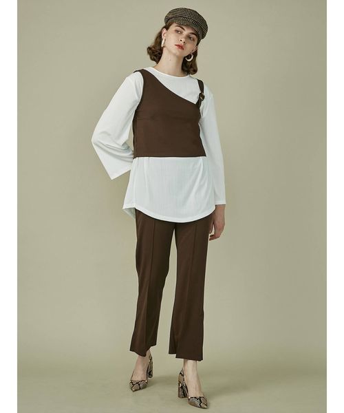 アシメビスチェ インナー パンツset ワンピース Cotorica コトリカ のファッション通販 Zozotown