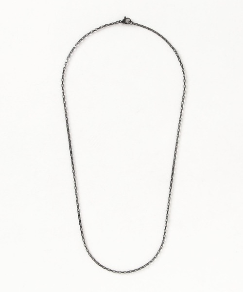 Anthe(アンテ)の「Anthe by yarka / stainless necklacce chain square type(ネックレス・レディース・ブラック/ゴールド/シルバー・FREE)」の1枚目の写真