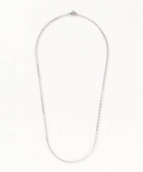 Anthe(アンテ)の「Anthe by yarka / stainless necklacce chain square type(ネックレス・レディース・ブラック/ゴールド/シルバー・FREE)」の4枚目の写真