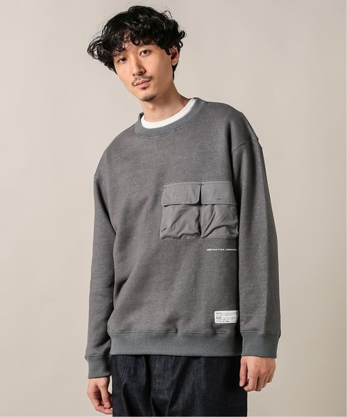 Liberaiders(リベレイダース)の「【LIBERAIDERS / リベレイダース 】UTILITY CREWNECK(スウェット・メンズ・ベージュ/ブラック・MEDIUM/LARGE)」の2枚目の写真