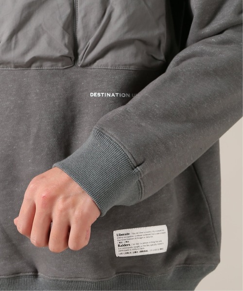 Liberaiders(リベレイダース)の「【LIBERAIDERS / リベレイダース 】UTILITY CREWNECK(スウェット・メンズ・ベージュ/ブラック・MEDIUM/LARGE)」の11枚目の写真