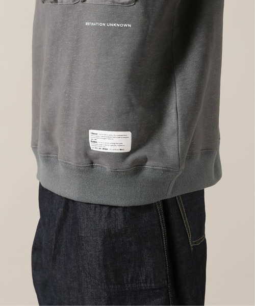 Liberaiders(リベレイダース)の「【LIBERAIDERS / リベレイダース 】UTILITY CREWNECK(スウェット・メンズ・ベージュ/ブラック・MEDIUM/LARGE)」の4枚目の写真