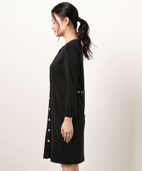 Jx74 Robe ロングカーディガンプレッション ロゴ ワンピース Agnes B アニエスベー のファッション通販 Zozotown