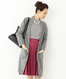 Ray BEAMS | Ray BEAMS / ショールカラー ロング カーディガン(ニット/セーター)