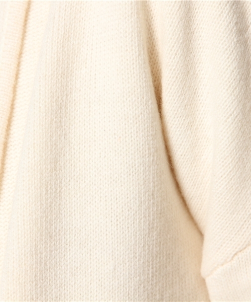 Ray BEAMS（レイビームス）の「Ray BEAMS / ショールカラー ロング カーディガン（ニット/セーター・レディース・オフホワイト/シルバー/ブラック系その他・ONE SIZE）」の12枚目の写真