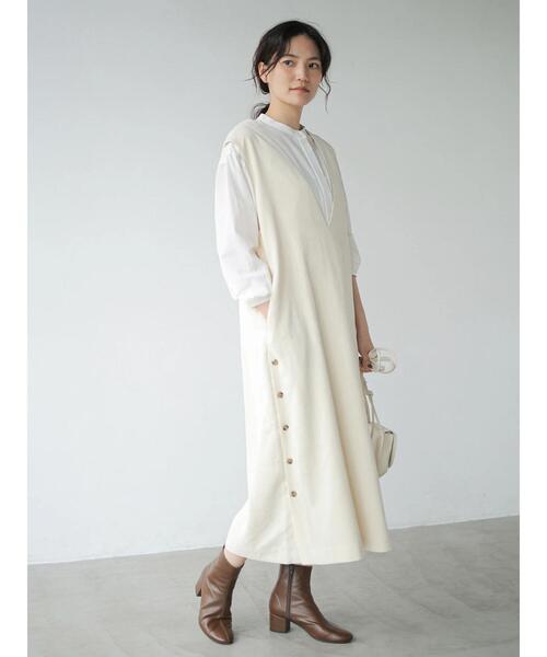 セール Vネックコールテンライクワンピース ワンピース American American ワンピース Holic アメリカンホリック のファッション