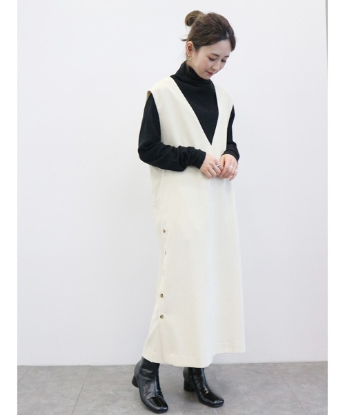 セール Vネックコールテンライクワンピース ワンピース American Holic アメリカンホリック のファッション通販 Zozotown