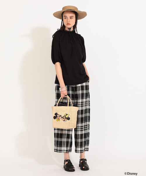 BEAMS BOY(ビームスボーイ)の「BEAMS BOY / リボン パフスリーブ Tシャツ(Tシャツ/カットソー・レディース・ブラック/レッド・ONE SIZE)」の21枚目の写真