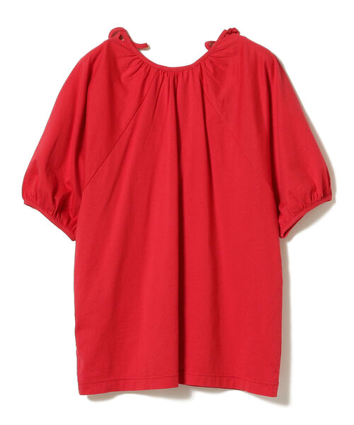 BEAMS BOY(ビームスボーイ)の「BEAMS BOY / リボン パフスリーブ Tシャツ(Tシャツ/カットソー・レディース・ブラック/レッド・ONE SIZE)」の10枚目の写真