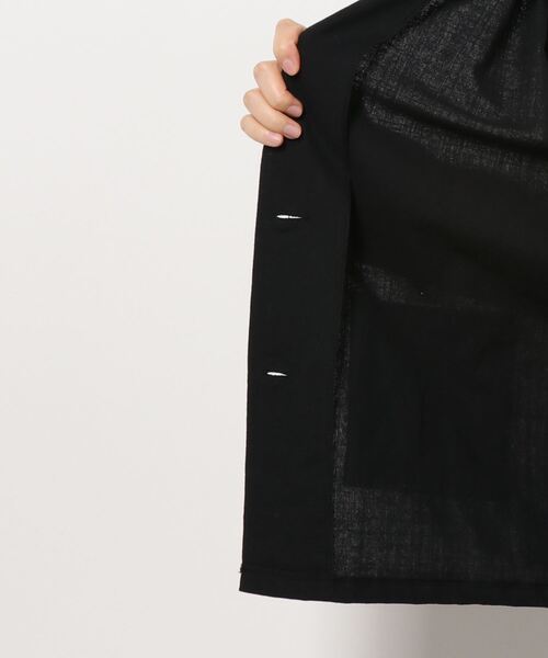 AMAIL(アマイル)の「Relax easy jacket(テーラードジャケット・レディース・ブラック/ベージュ・FREE)」の14枚目の写真