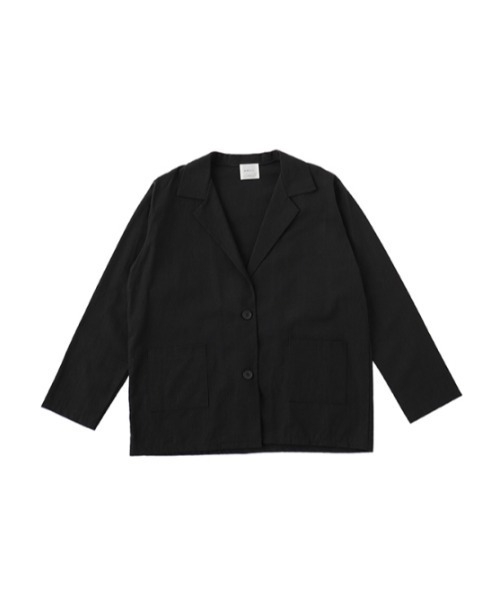 AMAIL(アマイル)の「Relax easy jacket(テーラードジャケット・レディース・ブラック/ベージュ・FREE)」の13枚目の写真