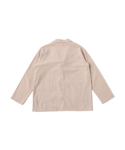 AMAIL(アマイル)の「Relax easy jacket(テーラードジャケット・レディース・ブラック/ベージュ・FREE)」の4枚目の写真