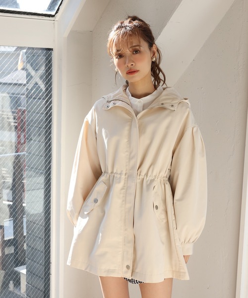 one after another NICE CLAUP（ワンアフターアナザーナイスクラップ）の「ミドルマウンテンパーカー（その他アウター・レディース・アイボリー/ベージュ/カーキ・FREE）」の21枚目の写真