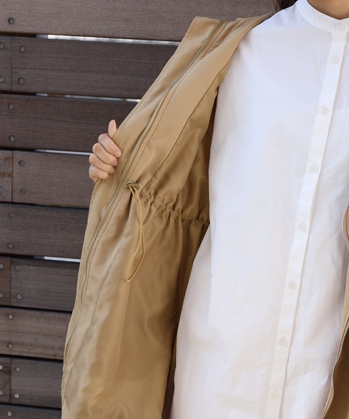 one after another NICE CLAUP（ワンアフターアナザーナイスクラップ）の「ミドルマウンテンパーカー（その他アウター・レディース・アイボリー/ベージュ/カーキ・FREE）」の6枚目の写真