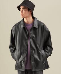green label relaxing | SC シンセティックレザー コーチジャケット(その他アウター)