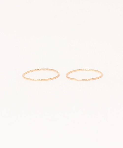 mangata（モンガータ）の「K14GF  Twin ring（リング・レディース・ゴールド・10号）」の4枚目の写真