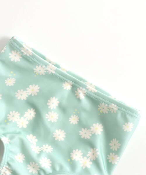 BREEZE(ブリーズ)の「リブフリル花柄セパレート水着_UVカット(水着・キッズ・ピンク/イエロー・130/80/110/140/100/120/90)」の4枚目の写真