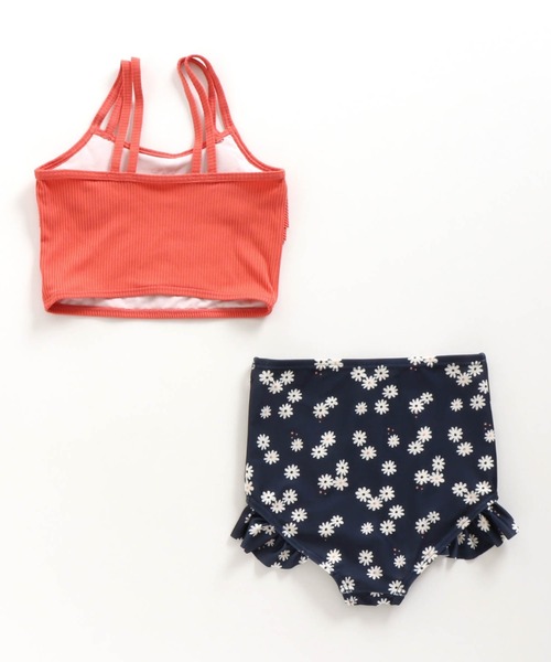 BREEZE(ブリーズ)の「リブフリル花柄セパレート水着_UVカット(水着・キッズ・ピンク/イエロー・130/80/110/140/100/120/90)」の17枚目の写真