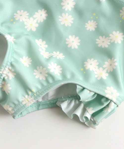 BREEZE(ブリーズ)の「リブフリル花柄セパレート水着_UVカット(水着・キッズ・ピンク/イエロー・130/80/110/140/100/120/90)」の14枚目の写真