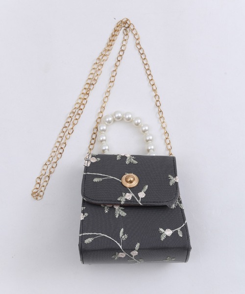 WC（ダブル シー）の「チュールスクエアバッグ（ハンドバッグ・レディース・アイボリー/ブラック・FREE）」の14枚目の写真