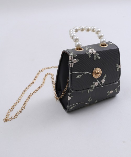 WC（ダブル シー）の「チュールスクエアバッグ（ハンドバッグ・レディース・アイボリー/ブラック・FREE）」の20枚目の写真