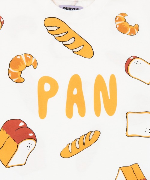 PUNYUS（プニュズ）の「フード総柄Ｔシャツ(PAN)（Tシャツ/カットソー・レディース・その他2・2/1/3/4）」の7枚目の写真