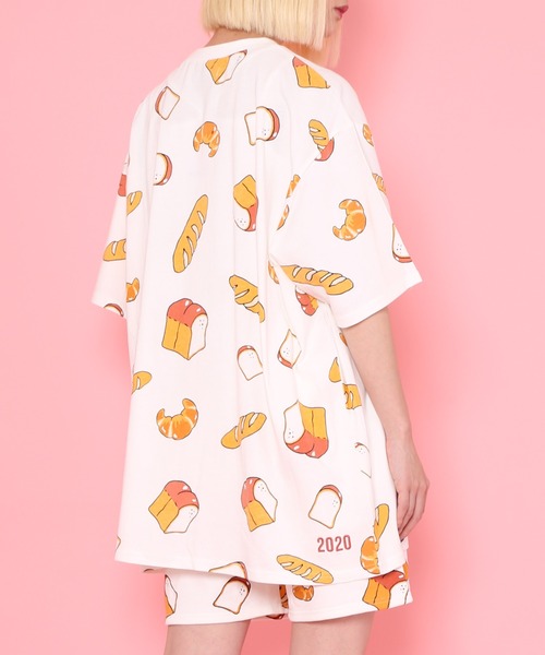 PUNYUS（プニュズ）の「フード総柄Ｔシャツ(PAN)（Tシャツ/カットソー・レディース・その他2・2/1/3/4）」の11枚目の写真