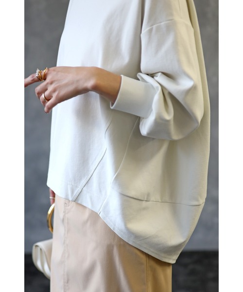 Bonjour Sagan（ボンジュールサガン）の「バルーンスムースプルオーバー（スウェット・レディース・オフホワイト・FREE）」の7枚目の写真