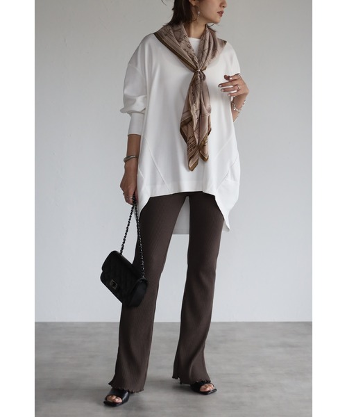 Bonjour Sagan（ボンジュールサガン）の「バルーンスムースプルオーバー（スウェット・レディース・オフホワイト・FREE）」の8枚目の写真