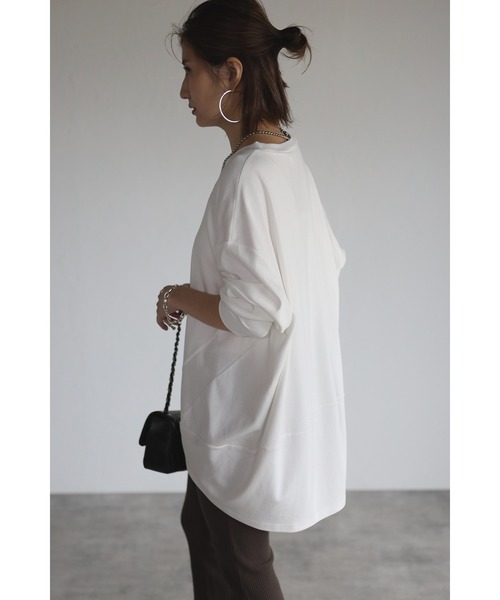 Bonjour Sagan（ボンジュールサガン）の「バルーンスムースプルオーバー（スウェット・レディース・オフホワイト・FREE）」の9枚目の写真