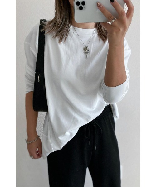 Bonjour Sagan（ボンジュールサガン）の「バルーンスムースプルオーバー（スウェット・レディース・オフホワイト・FREE）」の21枚目の写真