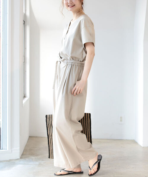 B:MING by BEAMS(ビーミングバイビームス)の「B:MING by BEAMS / ジャンプスーツ 21SS(つなぎ/オールインワン・レディース・ベージュ/ブラック系その他・SMALL/MEDIUM)」の11枚目の写真