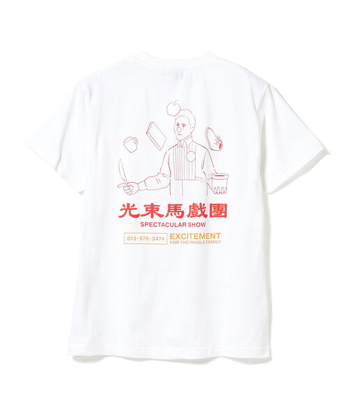 BEAMS（ビームス）の「BEAMS / Juggling Tシャツ（Tシャツ/カットソー・メンズ・ホワイト/ミント・SMALL/MEDIUM/X-LARGE/LARGE）」の10枚目の写真