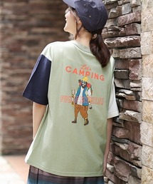 チチカカ | ＣＡＭＰおじさんプリントＴシャツ(Tシャツ/カットソー)