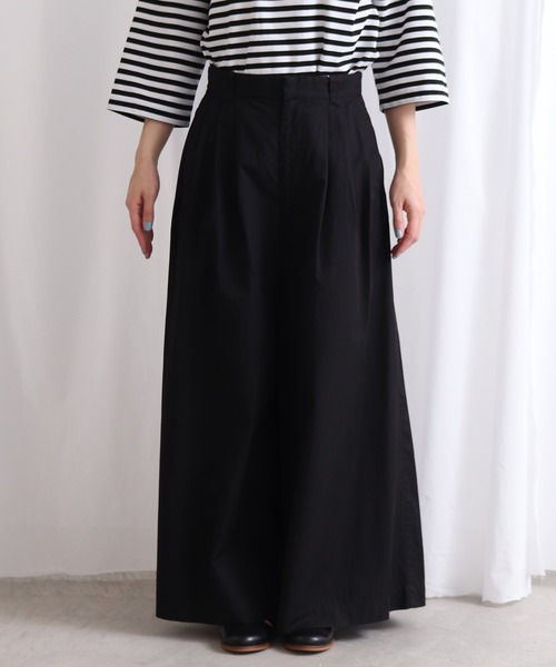 Lene（レネ）の「メイリーギャバ　ロングキュロットパンツ（その他パンツ・レディース・ブラック/ベージュ・FREE）」の13枚目の写真