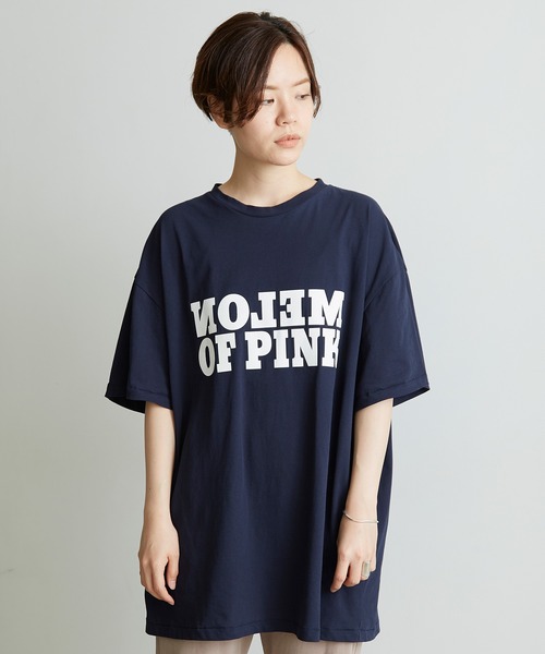 nitca（ニトカ）の「●DEPEND天竺オーバーTシャツ（Tシャツ/カットソー・レディース・ネイビー/ホワイト/ダークベージュ/ボルドー・FREE）」の9枚目の写真