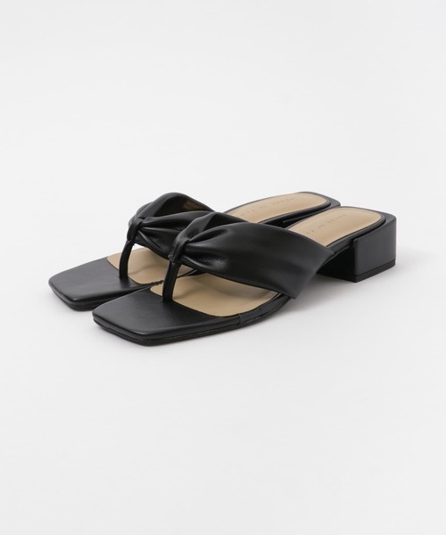 SENSE OF PLACE by URBAN RESEARCH（センスオブプレイスバイアーバンリサーチ）の「ブロックヒールハナオサンダル（サンダル・レディース・ブラック/アイボリー/オレンジ・SMALL/LARGE/MEDIUM）」の9枚目の写真