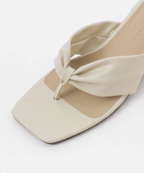 SENSE OF PLACE by URBAN RESEARCH（センスオブプレイスバイアーバンリサーチ）の「ブロックヒールハナオサンダル（サンダル・レディース・ブラック/アイボリー/オレンジ・SMALL/LARGE/MEDIUM）」の8枚目の写真