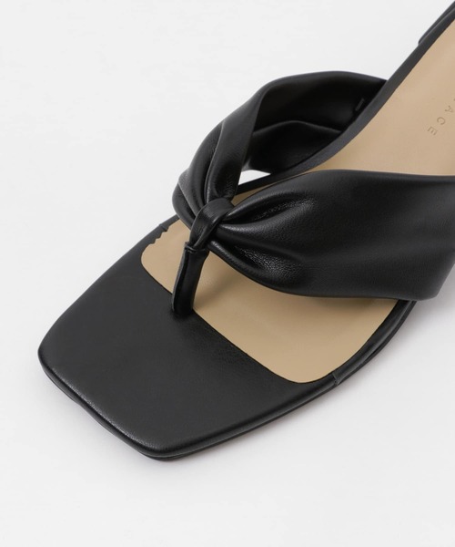 SENSE OF PLACE by URBAN RESEARCH（センスオブプレイスバイアーバンリサーチ）の「ブロックヒールハナオサンダル（サンダル・レディース・ブラック/アイボリー/オレンジ・SMALL/LARGE/MEDIUM）」の12枚目の写真