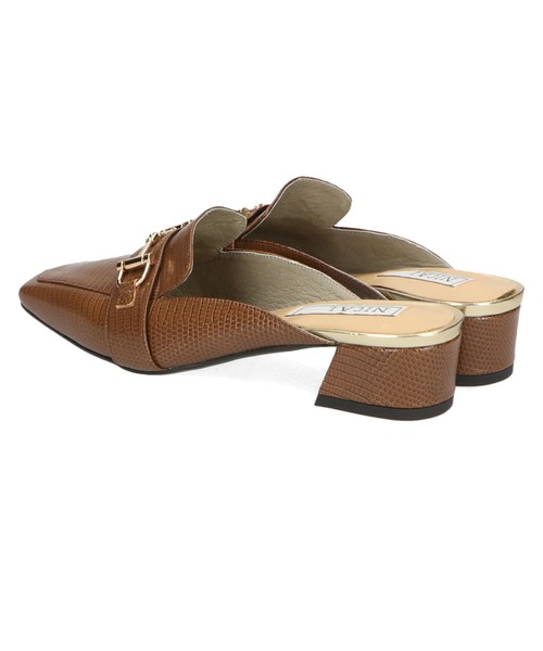 NICAL（ニカル）の「【本革】【NICAL】ビットスクエアトゥミュール/14201（パンプス・レディース・ホワイト/ブラック/ブラウン・LL/S/M/L）」の10枚目の写真