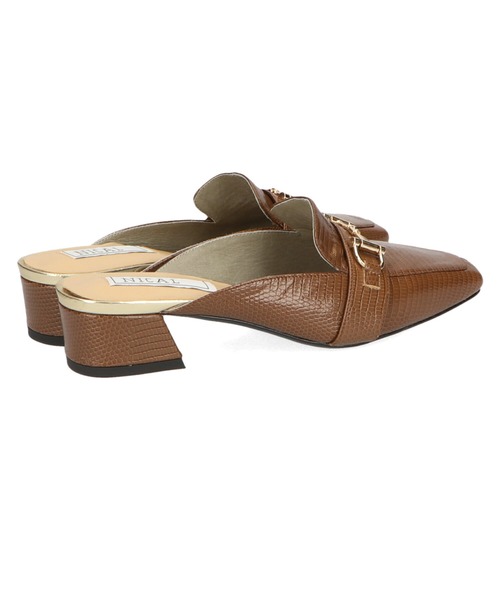 NICAL（ニカル）の「【本革】【NICAL】ビットスクエアトゥミュール/14201（パンプス・レディース・ホワイト/ブラック/ブラウン・LL/S/M/L）」の6枚目の写真