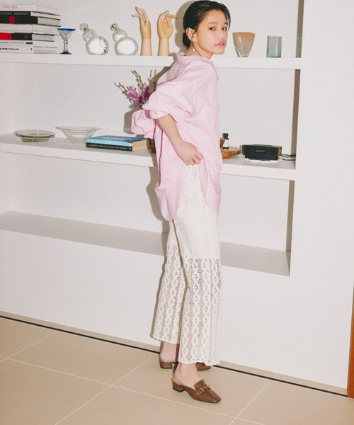 NICAL（ニカル）の「【本革】【NICAL】ビットスクエアトゥミュール/14201（パンプス・レディース・ホワイト/ブラック/ブラウン・LL/S/M/L）」の19枚目の写真