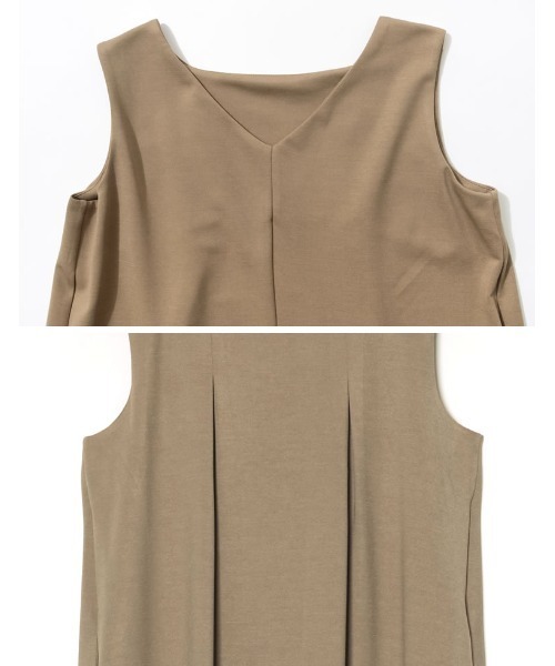 Re:EDIT（リエディ）の「ポンチテントワンピース（ワンピース・レディース・ブラック/ベージュ/ピンク/ブルー・MEDIUM/LARGE/SHORT）」の14枚目の写真