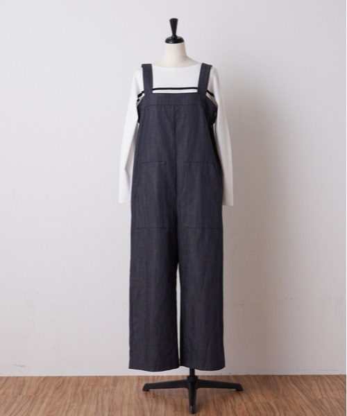 BEARDSLEY（ビアズリー）の「デニムサロペ（サロペット/オーバーオール・レディース・インディゴブルー・FREE）」の11枚目の写真