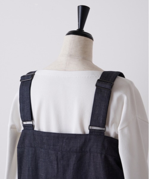 BEARDSLEY（ビアズリー）の「デニムサロペ（サロペット/オーバーオール・レディース・インディゴブルー・FREE）」の5枚目の写真