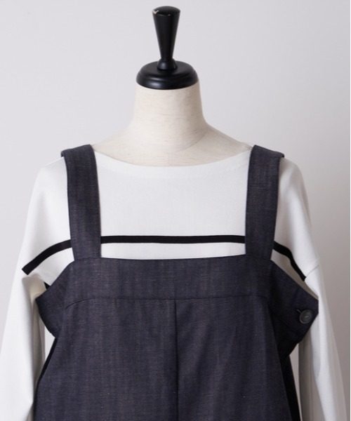 BEARDSLEY（ビアズリー）の「デニムサロペ（サロペット/オーバーオール・レディース・インディゴブルー・FREE）」の7枚目の写真