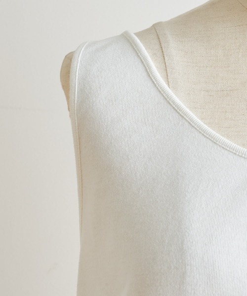 BEARDSLEY（ビアズリー）の「かぎ針ニット＆リネンワンピース（ワンピース・レディース・ベージュ・FREE）」の9枚目の写真