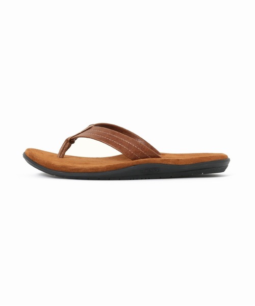 ISLAND SLIPPER(アイランドスリッパ)の「【ISLAND SLIPPER / アイランドスリッパ】別注 LEATHER×SUEDE サンダル(サンダル・メンズ・ブラック/ベージュ/ブラウン・8/10/9/7)」の12枚目の写真