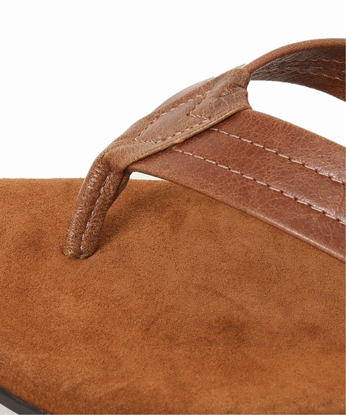 ISLAND SLIPPER(アイランドスリッパ)の「【ISLAND SLIPPER / アイランドスリッパ】別注 LEATHER×SUEDE サンダル(サンダル・メンズ・ブラック/ベージュ/ブラウン・8/10/9/7)」の8枚目の写真
